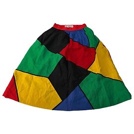 Gonna plissettata Vintage Givenchy Nouvelle Boutique c. fine anni '80 Multicolor 10