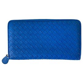 Bottega Veneta Intrecciato Leder-Langbrieftasche