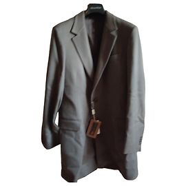 Loro Piana Grey Virgin Wool Single-Breasted Jacket