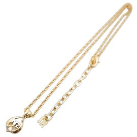 Nina Ricci Colar com pingente de gota de strass NR