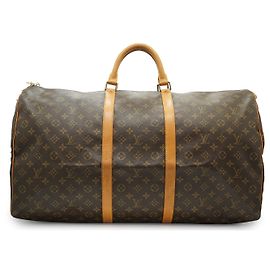 Louis Vuitton Monogram Keepall 60 Marron Toile et Cuir