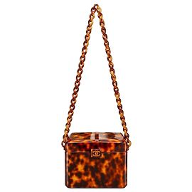 Chanel Mini Box Bag Plexiglass Tartarugato