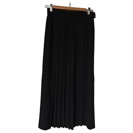 Autre Marque Saia maxi plissada preta Cadette