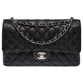 CHANEL Timeless/Classique Bag in Black Leather - 103985
