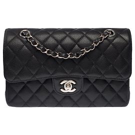 Sac CHANEL Timeless/Classique en Cuir Noir - 103983