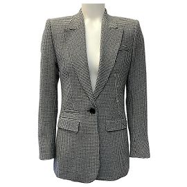 The Kooples Black / White Houndstooth Blazer