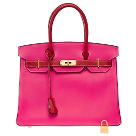 Hermès mala HERMES Birkin 30 em Couro Rosa - 103991