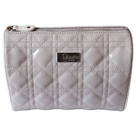 Dior Estojo de Maquilhagem Cannage Grande - Verniz Cinza