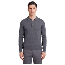 John Smedley Polo Belper en charcoal