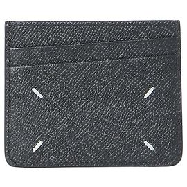 Maison Martin Margiela Tarjetero pequeño de piel