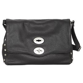 Zanellato Postina Daily S Black Leather Bag