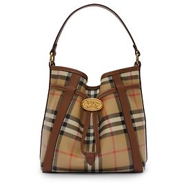 Burberry Mini Check Beuteltasche