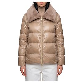 Herno Chaqueta de nailon ultraligero y cuello de piel