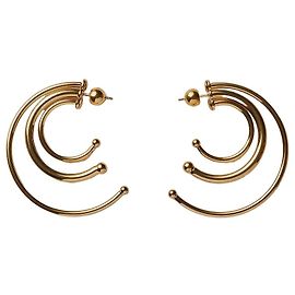 Panconesi Pendientes de aro Solar Pierced small