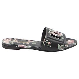 Dolce & Gabbana Chinelos de praia com estampado floral