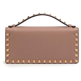 Valentino Garavani Borsa portafoglio Rockstud Poudre pink