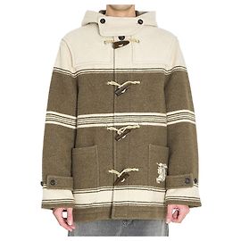 Casaco Burberry Montgomery Harrogate Bege Lã Algodão