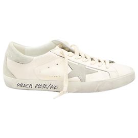 Zapatillas Golden Goose Super Star de piel blanca