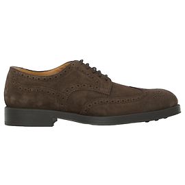 Chaussures à lacets en daim marron Tod's