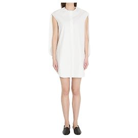 Abito camicia midi Berlingot Jacquemus in cotone bianco
