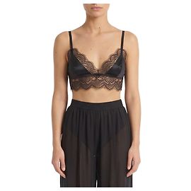 Dolce & Gabbana Bralette de satén con encaje