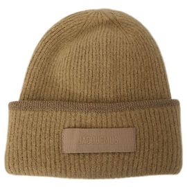 Jacquemus Gorro Beige Gros Grain