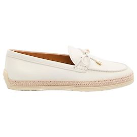 Mocasines Tod's de piel blanca
