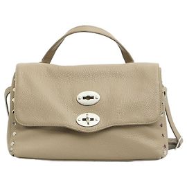 Zanellato Postina Daily S Grey Leather Bag