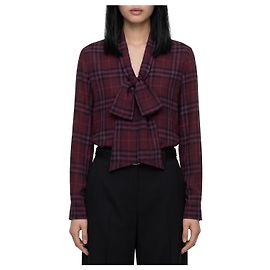 Burberry Camisa de cuadros Rhiannon con bufanda