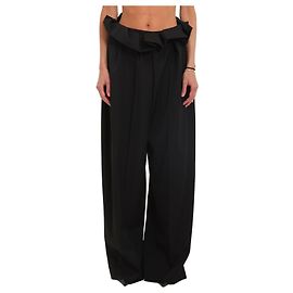 Khaite Pantalones de cintura plisada Kira