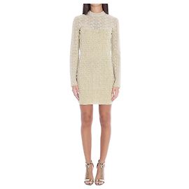 Balmain PB Labyrinth Monogramm-Kleid