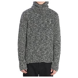 Dolce & Gabbana Pull à col roulé en cachemire et laine blanc