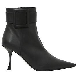 Bottines Roger Vivier Viv' Ville en cuir noir à talon aiguille