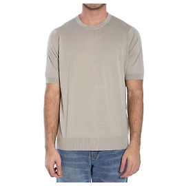 John Smedley Kempton T-Shirt Beige Baumwolle