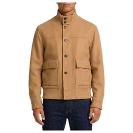 Lardini Giacca bomber Camel Sponge