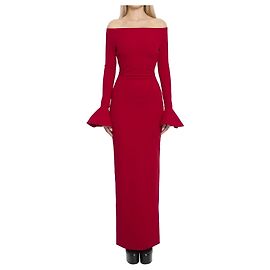 Vestido maxi Anica rojo Solace London