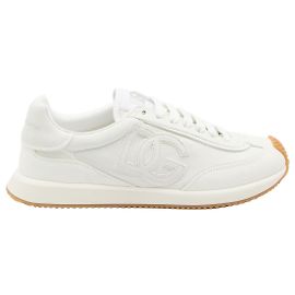 Dolce & Gabbana DG Cushion Sneaker aus weißem Leder