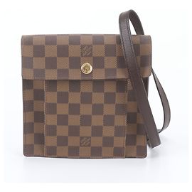 Bolsa de Ombro Louis Vuitton Damier Pimlico em Couro