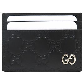 Tarjetero Gucci de piel negra