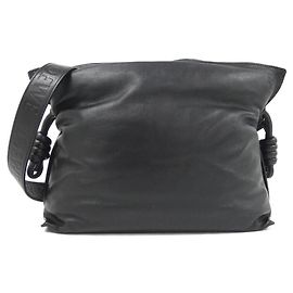 Borsa a pochette Loewe Puffer Flamenco in pelle di agnello e vitello