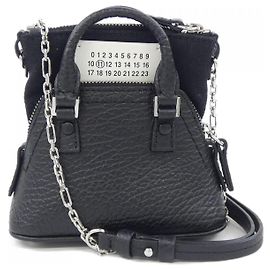 Maison Martin Margiela Maison Margiela 5AC P4455 Bolso de piel de becerro granulada