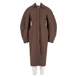 Jacquemus Langer brauner Mantel