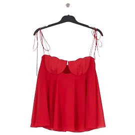 Autre Marque Top cropped rosso ANNA OCTOBER