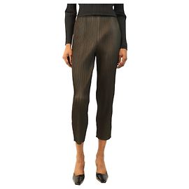Pleats Please Pantalon plissé Khaki - size M