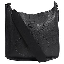 Hermès Bolso de hombro Evelyne 29 2006 Clemence negro