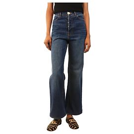 Autre Marque Blaue High-Rise Jeans - size UK 6