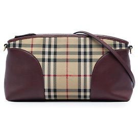Burberry Beige Haymarket Check Coated Canvas Chichester Crossbody
