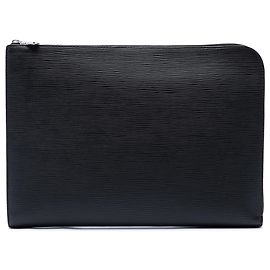 Louis Vuitton Black Epi Pochette Jour GM