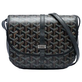Goyard Black Goyardine Belvedere II PM