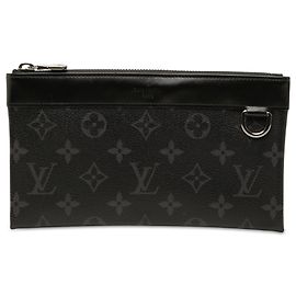 Louis Vuitton Black Monogram Eclipse Pochette Discovery PM